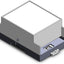 Caja riel DIN control eléctrico ABS 2.756pulgada