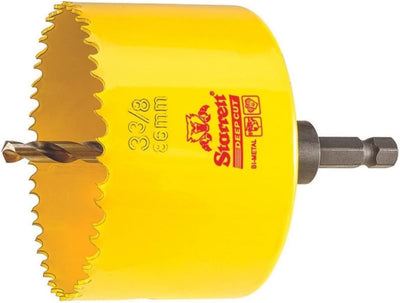 Sierra corona bimetálica HSS para metal acero madera 3-3/8