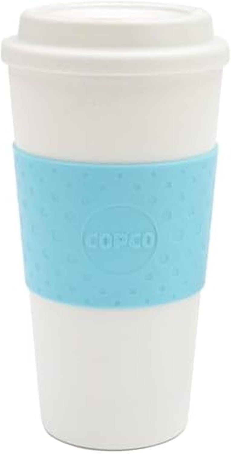 Taza viaje 16oz termo reutiliz. plástico doble pared sin BPA