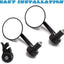 Espejos universales cristal 7/8" aluminio CNC Honda