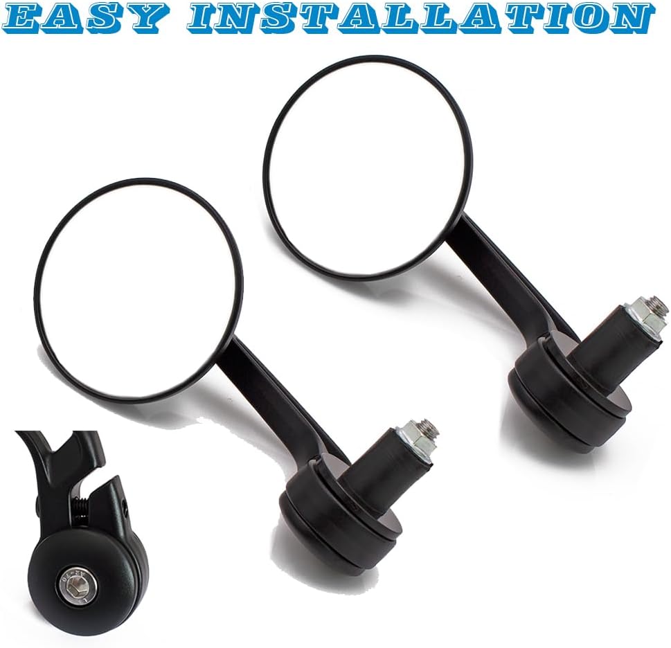 Espejos universales cristal 7/8" aluminio CNC Honda