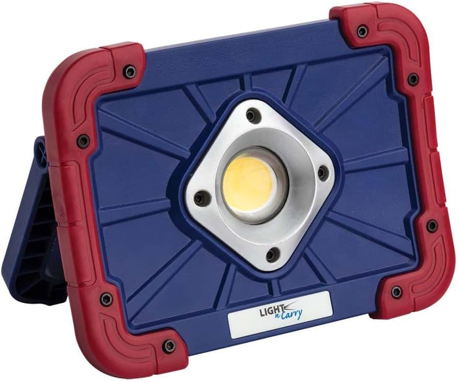 Luz trabajo LED cob recargable 1500 lúmenes 2 baterías