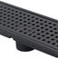 Desagüe ducha rectangular 12pulg acero inox negro mate