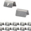 12 Hebillas deflector viento auto acero inox comp