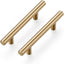 55 Tiradores Cajones 5" Bronce Champán Acero Inox