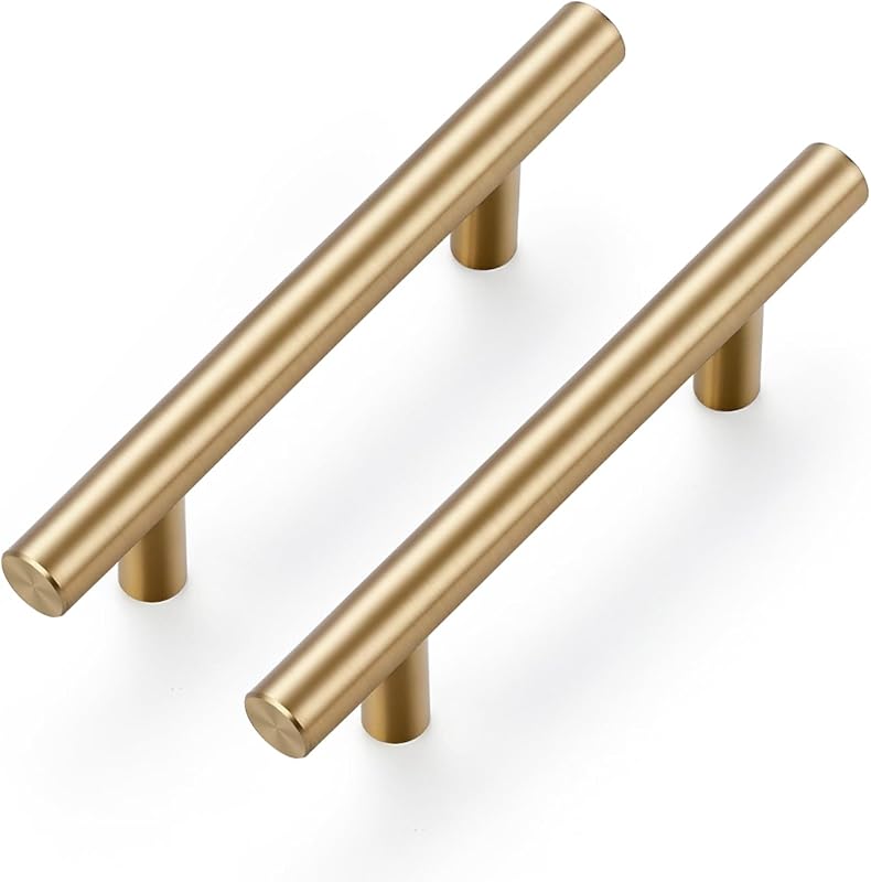 55 Tiradores Cajones 5" Bronce Champán Acero Inox