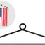 Colgador bandera pared interior exterior 13pulg 1paq