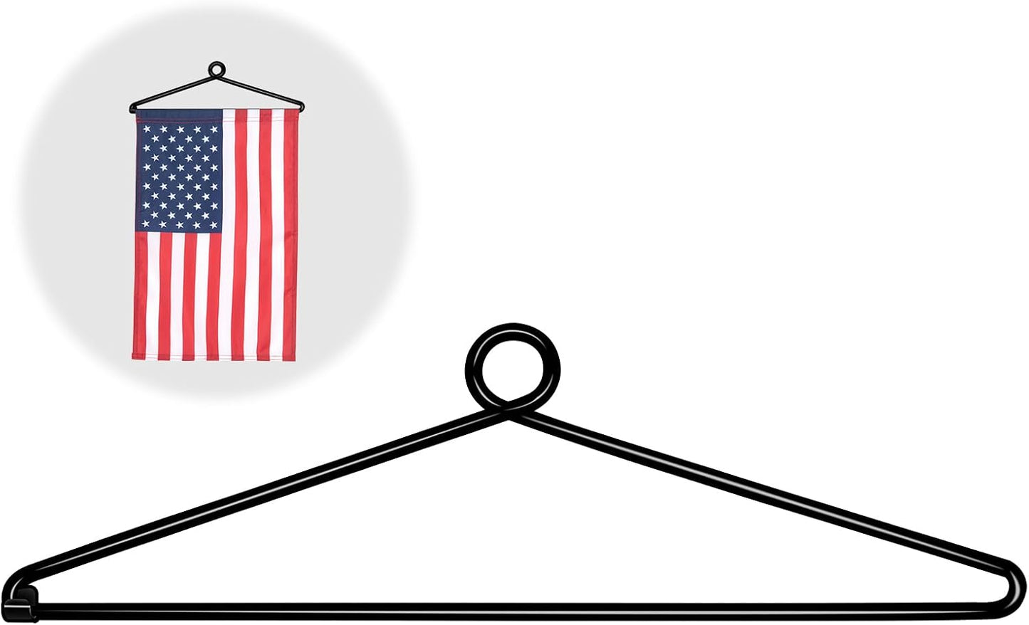 Colgador bandera pared interior exterior 13pulg 1paq
