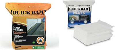 2 Presas Agua Alfombrillas Absorbentes Inundaciones