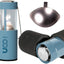Kit linterna aluminio 2 velas emergencia estuche