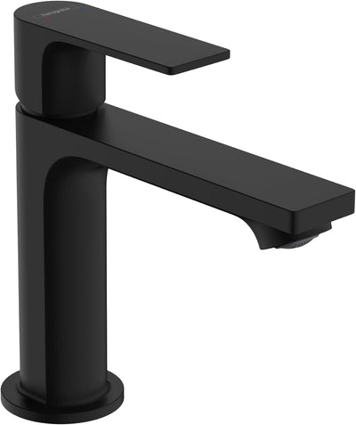 Grifo lavabo baño montaje drenaje emergente 1.2 GPM negro