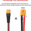 Cable XT60 12AWG 25ft para estación energía portátil