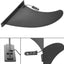 Aletas repuesto tabla remo kayak skeg 9"