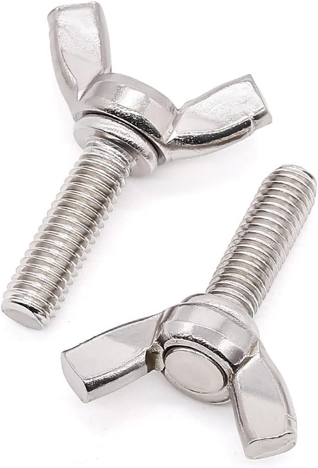 Tornillos ala acero inox 304 18/8 paquete 10