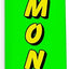 Bandera limonada 11.5x2.5ft resistente al aire libre
