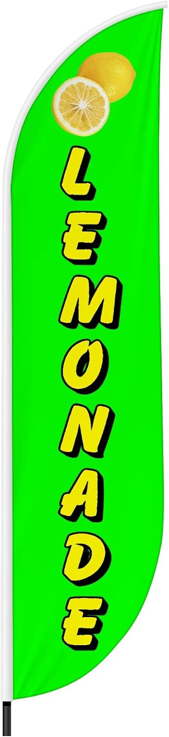 Bandera limonada 11.5x2.5ft resistente al aire libre