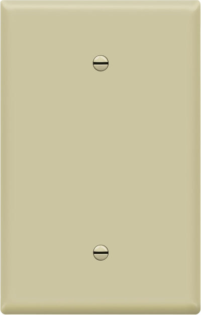Placa pared cubierta blanco brillante 5.5x3.5" policarbonato