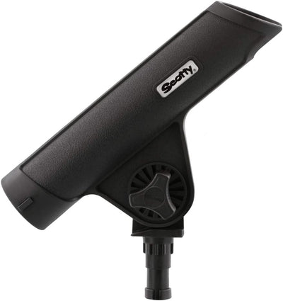 Soporte para cañas 360 grados negro ajustable salmón