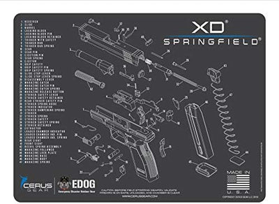 Alfombrilla limpieza comp XD Springfield Armory