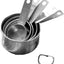 Set 5 Tazas Medidoras Acero Inox para Cocina