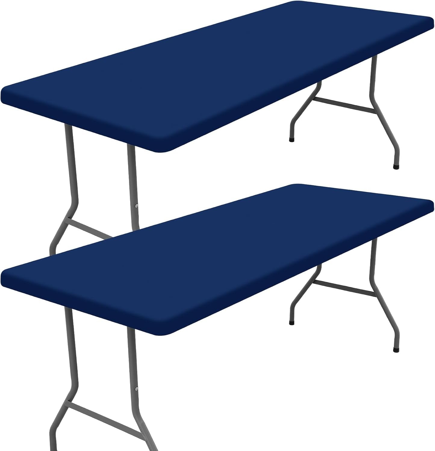 2 Manteles Elastano 8ft Elásticos para Picnic Mesa Exterior
