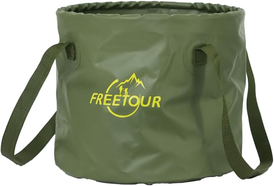 Cubo plegable 5gal con asa para pesca camping playa 20L