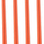 Marcadores reflectantes naranjas 48pulg cinta 5/16pulg 20pzas