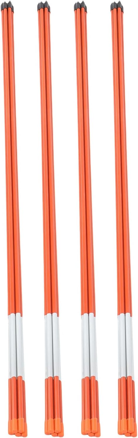 Marcadores reflectantes naranjas 48pulg cinta 5/16pulg 20pzas