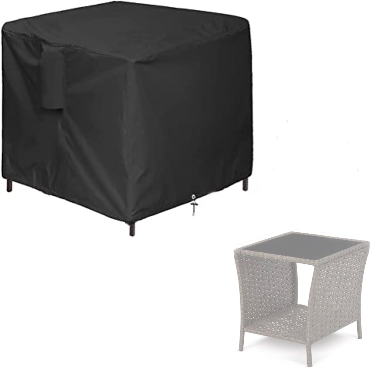 Funda impermeable para mesa de ratán exterior FIZZEEY