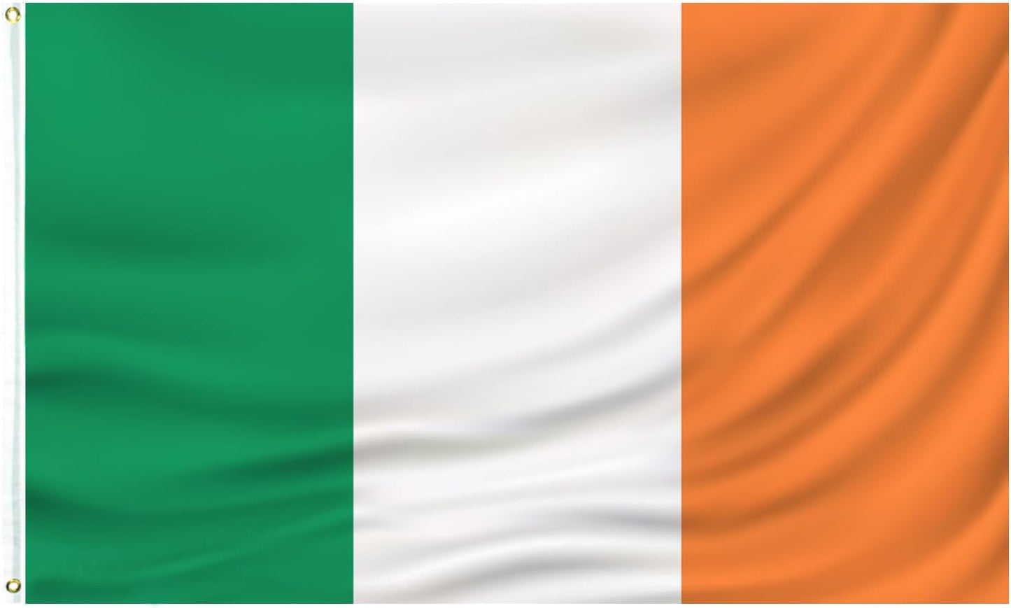 Bandera Irlandesa 3x5 Poliéster Cabecera Lona Doble Costura