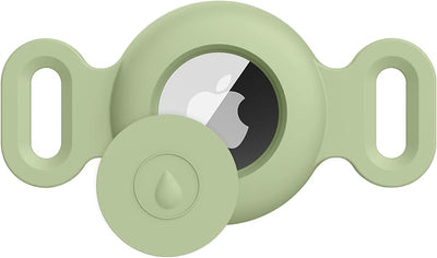Soporte Airtag collar mascotas 2 fundas silicona