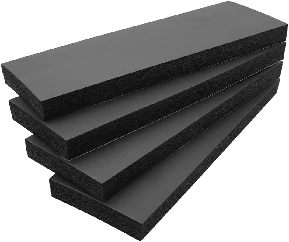 4 Protectores pared garaje autoadhesivos 11.8x3.9pulg
