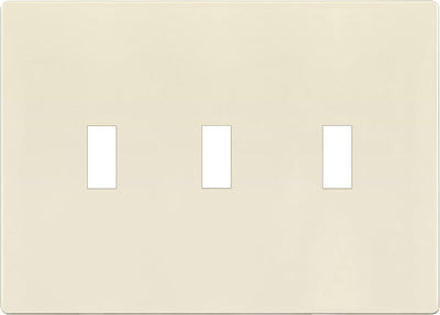 Placa interruptor palanca triple segura para niños 4.68x6.53pulg
