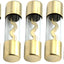 Fusible coche 5x100A tubo vidrio chapado oro