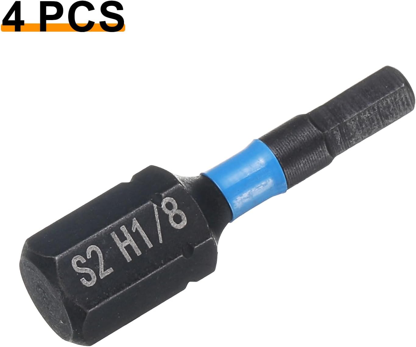 4 Pzas Broca Hex 1/4 SAE Magnética 25mm