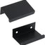 Tiradores dedo negro 1.97pulg gabinete 30pzas aluminio