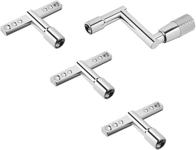 Llave afinador tambor 4 pzas accesorios metal