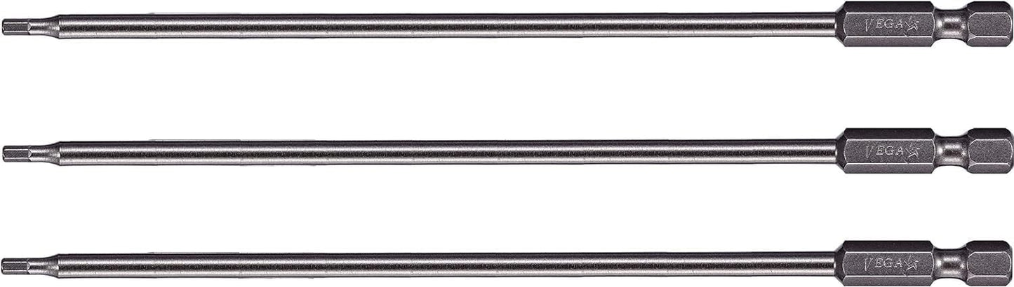 Brocas hex 1/4 pulg grado prof 6 pulg 1150H040A-3 pack 3