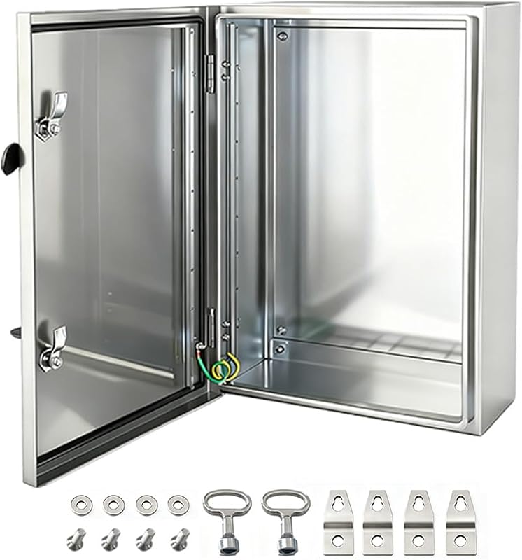 Caja eléctrica acero inox 304 IP66 24x16x12"