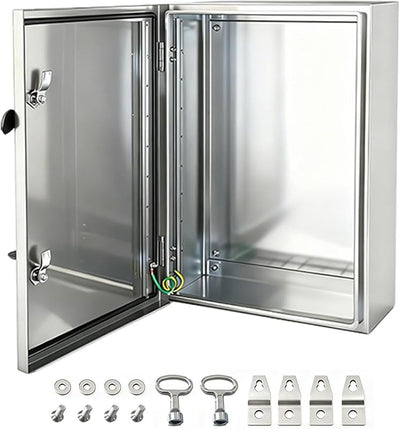 Caja eléctrica acero inox 304 IP66 24x16x12"