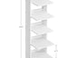 Zapatero vertical 7 niveles estrecho con ganchos ULBS200T14