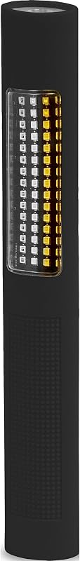 Luz seguridad LED linterna proyector blanco ámbar