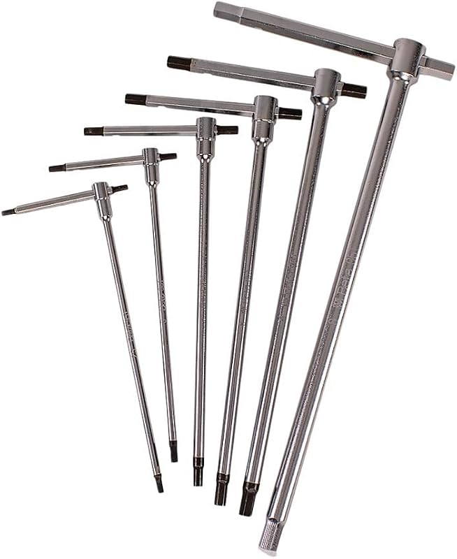 Set 6 Pzas Llaves Allen Métricas 2.5-8mm Mango T