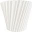 100 Pajitas Papel Blanco Biodegradables para Bebidas y Eventos