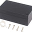 Caja plástico ABS IP65 derivación eléctrica negro