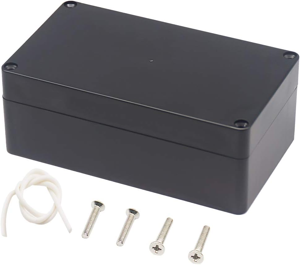 Caja plástico ABS IP65 derivación eléctrica negro