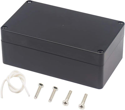 Caja plástico ABS IP65 derivación eléctrica negro
