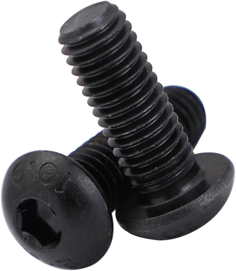 Tornillos M6x8mm acero aleación hexagonal Allen 50uds