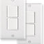 2 Interruptores Basculantes Dúplex 15A 120V Cert UL Blanco