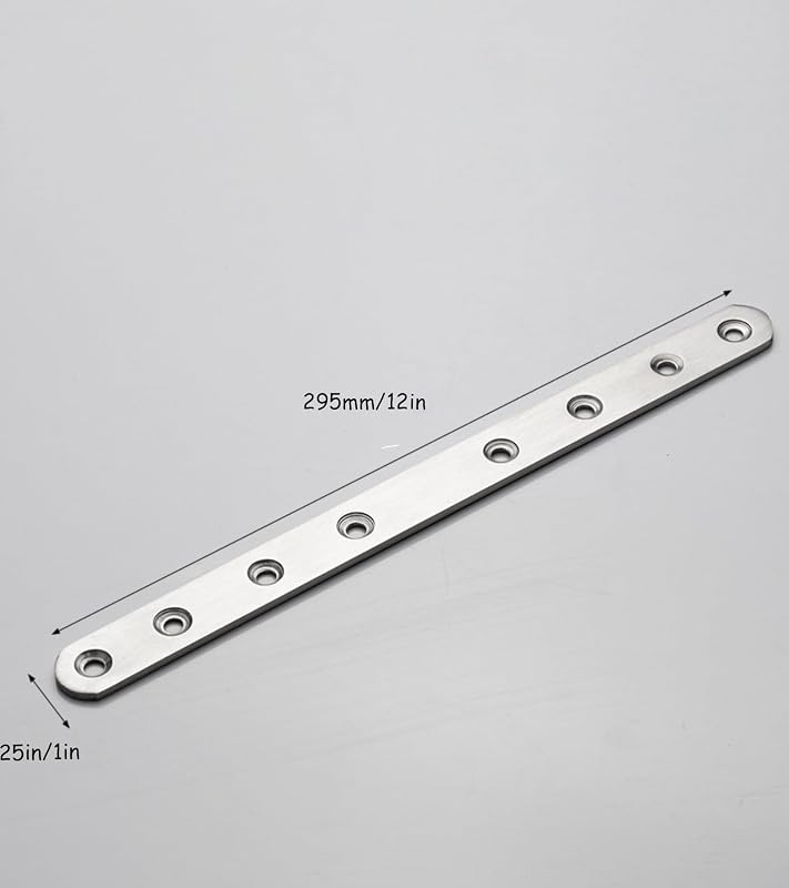 4 Placas Reparación Madera Soportes Acero Inox